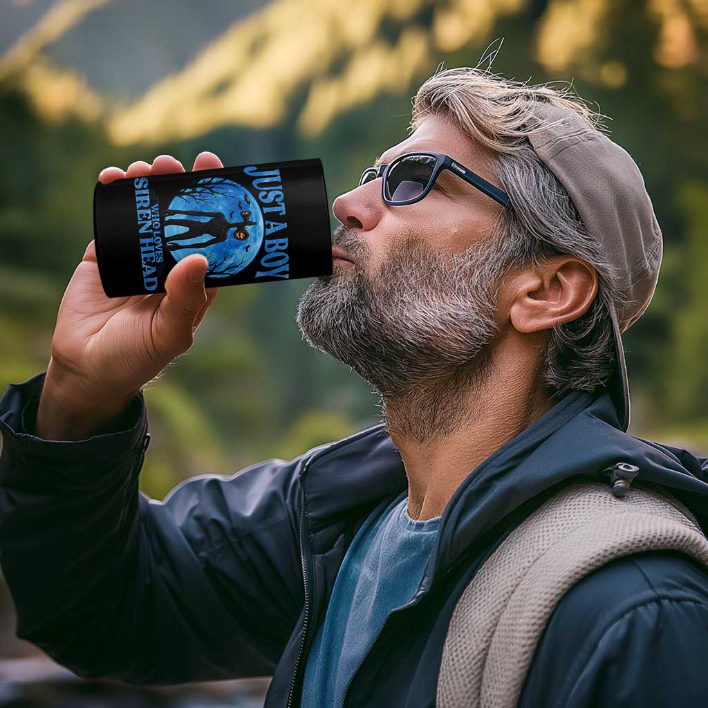 Siren Head 4 in 1 Can Cooler Tumbler Supernatural American Cryptid Boys - Wonder Print Shop