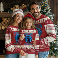 Siren Head Ugly Christmas Sweater Supernatural American Cryptid Boys - Wonder Print Shop