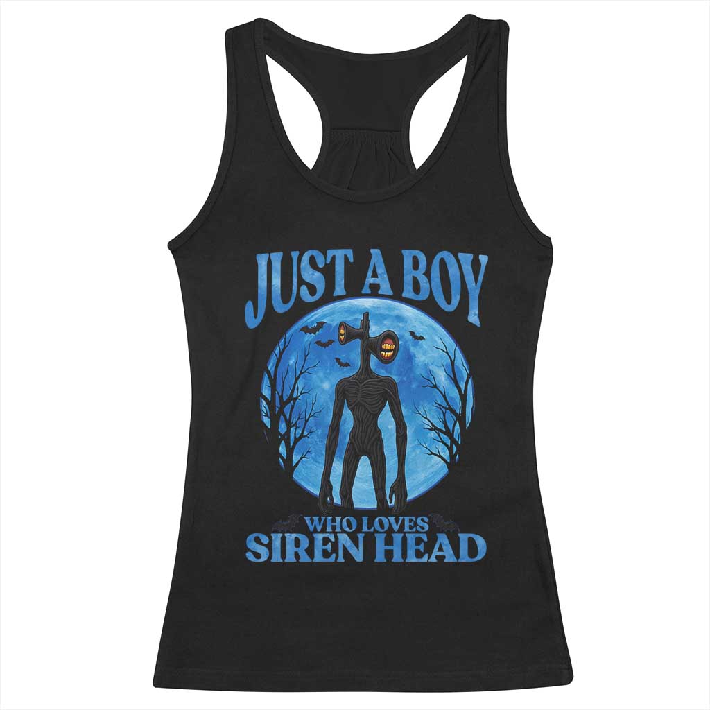 Siren Head Racerback Tank Top Supernatural American Cryptid Boys - Wonder Print Shop