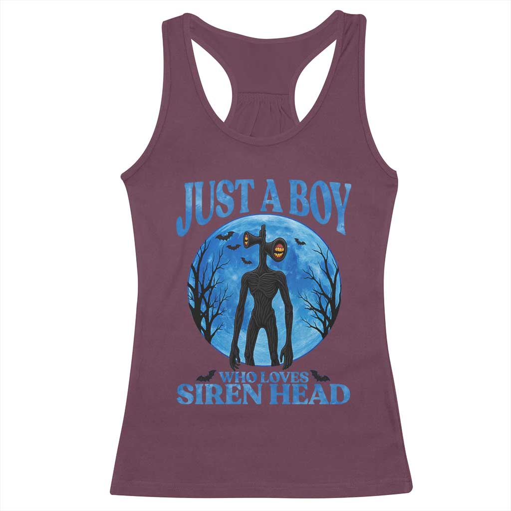 Siren Head Racerback Tank Top Supernatural American Cryptid Boys - Wonder Print Shop