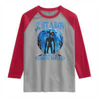 Siren Head Raglan Shirt Supernatural American Cryptid Boys - Wonder Print Shop
