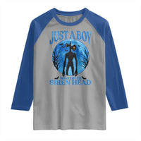 Siren Head Raglan Shirt Supernatural American Cryptid Boys - Wonder Print Shop