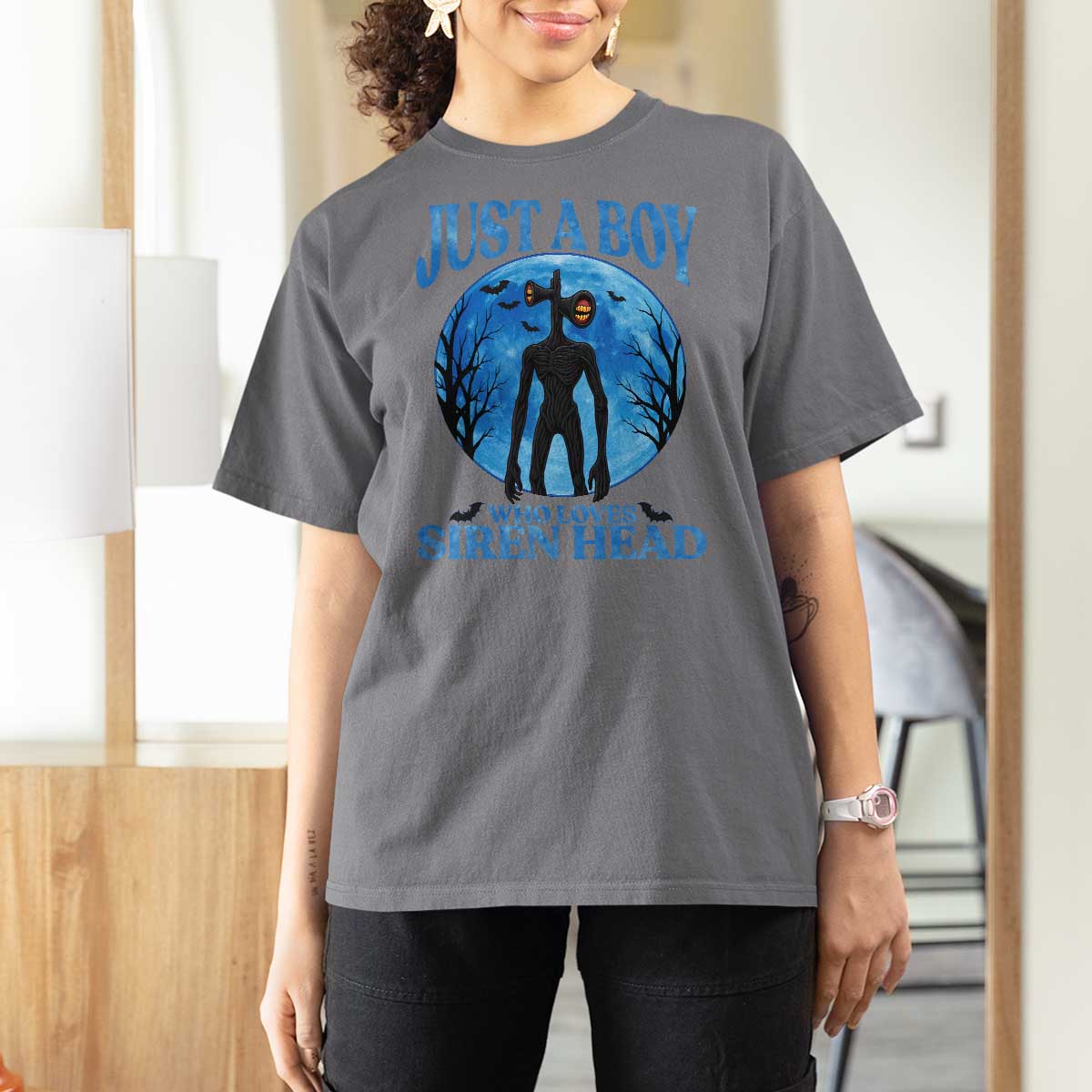 Siren Head T Shirt For Women Supernatural American Cryptid Boys - Wonder Print Shop