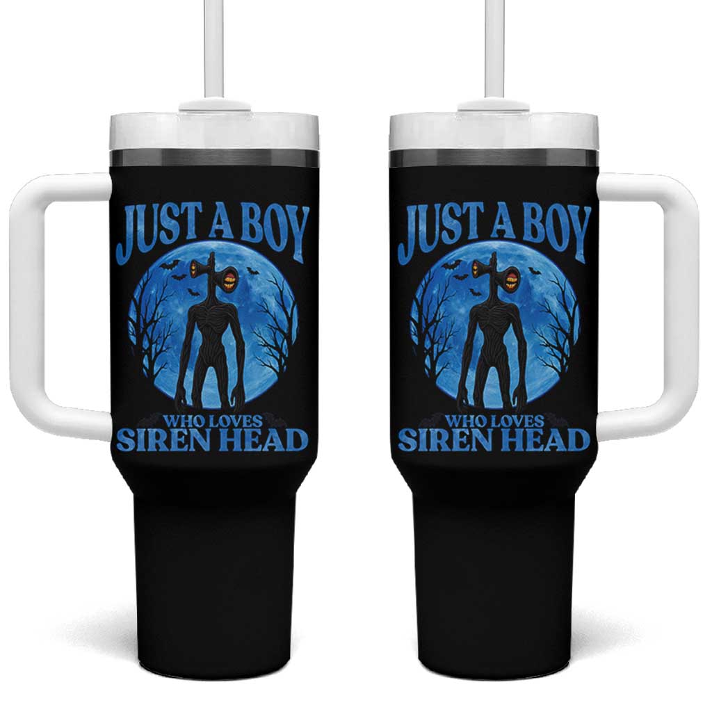 Siren Head Tumbler With Handle Supernatural American Cryptid Boys - Wonder Print Shop