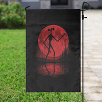 Siren Head Garden Flag Supernatural American Cryptid Full Blood Moon Halloween - Wonder Print Shop
