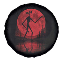 Siren Head Spare Tire Cover Supernatural American Cryptid Full Blood Moon Halloween - Wonder Print Shop