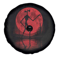 Siren Head Spare Tire Cover Supernatural American Cryptid Full Blood Moon Halloween - Wonder Print Shop