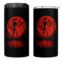 Siren Head 4 in 1 Can Cooler Tumbler Supernatural American Cryptid Full Blood Moon Halloween - Wonder Print Shop