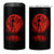 Siren Head 4 in 1 Can Cooler Tumbler Supernatural American Cryptid Full Blood Moon Halloween - Wonder Print Shop