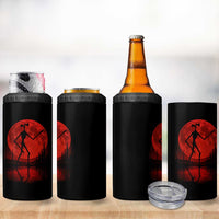 Siren Head 4 in 1 Can Cooler Tumbler Supernatural American Cryptid Full Blood Moon Halloween - Wonder Print Shop
