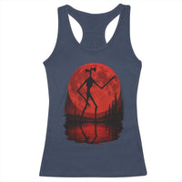 Siren Head Racerback Tank Top Supernatural American Cryptid Full Blood Moon Halloween - Wonder Print Shop
