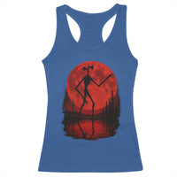 Siren Head Racerback Tank Top Supernatural American Cryptid Full Blood Moon Halloween - Wonder Print Shop