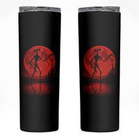 Siren Head Skinny Tumbler Supernatural American Cryptid Full Blood Moon Halloween - Wonder Print Shop