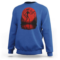 Siren Head Sweatshirt Supernatural American Cryptid Full Blood Moon Halloween - Wonder Print Shop