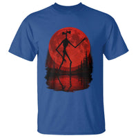 Siren Head T Shirt Supernatural American Cryptid Full Blood Moon Halloween - Wonder Print Shop