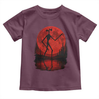Siren Head Toddler T Shirt Supernatural American Cryptid Full Blood Moon Halloween - Wonder Print Shop