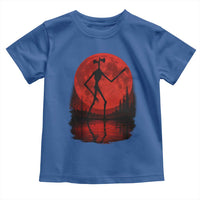 Siren Head Toddler T Shirt Supernatural American Cryptid Full Blood Moon Halloween - Wonder Print Shop