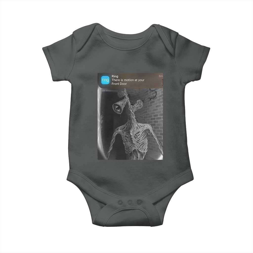 Funny Siren Head Baby Onesie Ring with Motion Meme - Wonder Print Shop