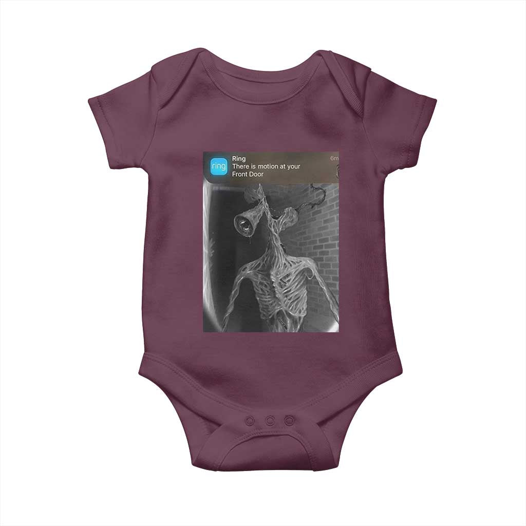 Funny Siren Head Baby Onesie Ring with Motion Meme - Wonder Print Shop