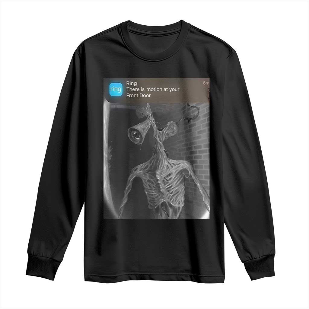 Funny Siren Head Long Sleeve Shirt Ring with Motion Meme - Wonder Print Shop