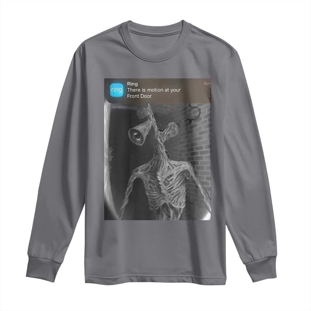 Funny Siren Head Long Sleeve Shirt Ring with Motion Meme - Wonder Print Shop