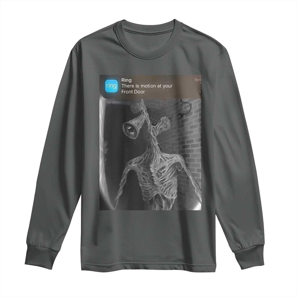 Funny Siren Head Long Sleeve Shirt Ring with Motion Meme - Wonder Print Shop