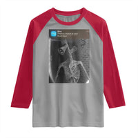 Funny Siren Head Raglan Shirt Ring with Motion Meme - Wonder Print Shop