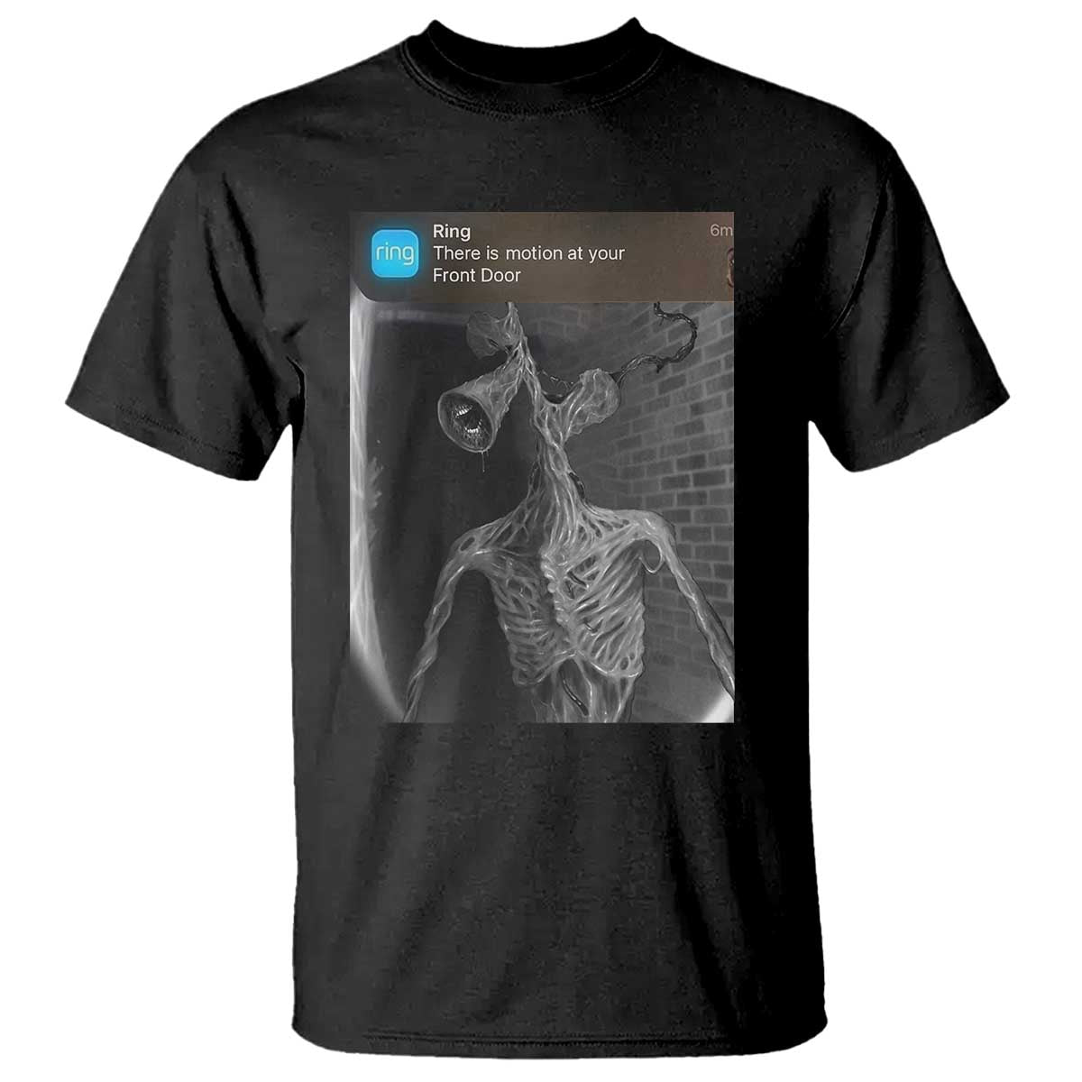 Funny Siren Head T Shirt Ring with Motion Meme - Wonder Print Shop