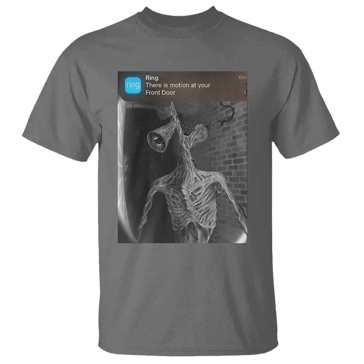 Funny Siren Head T Shirt Ring with Motion Meme - Wonder Print Shop