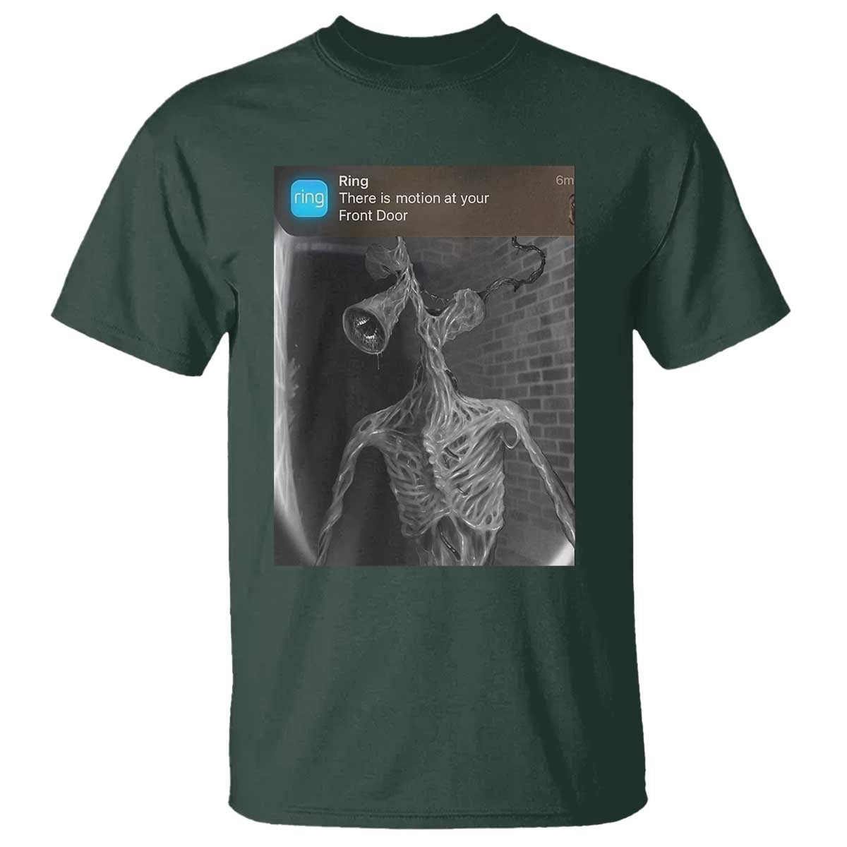 Funny Siren Head T Shirt Ring with Motion Meme - Wonder Print Shop