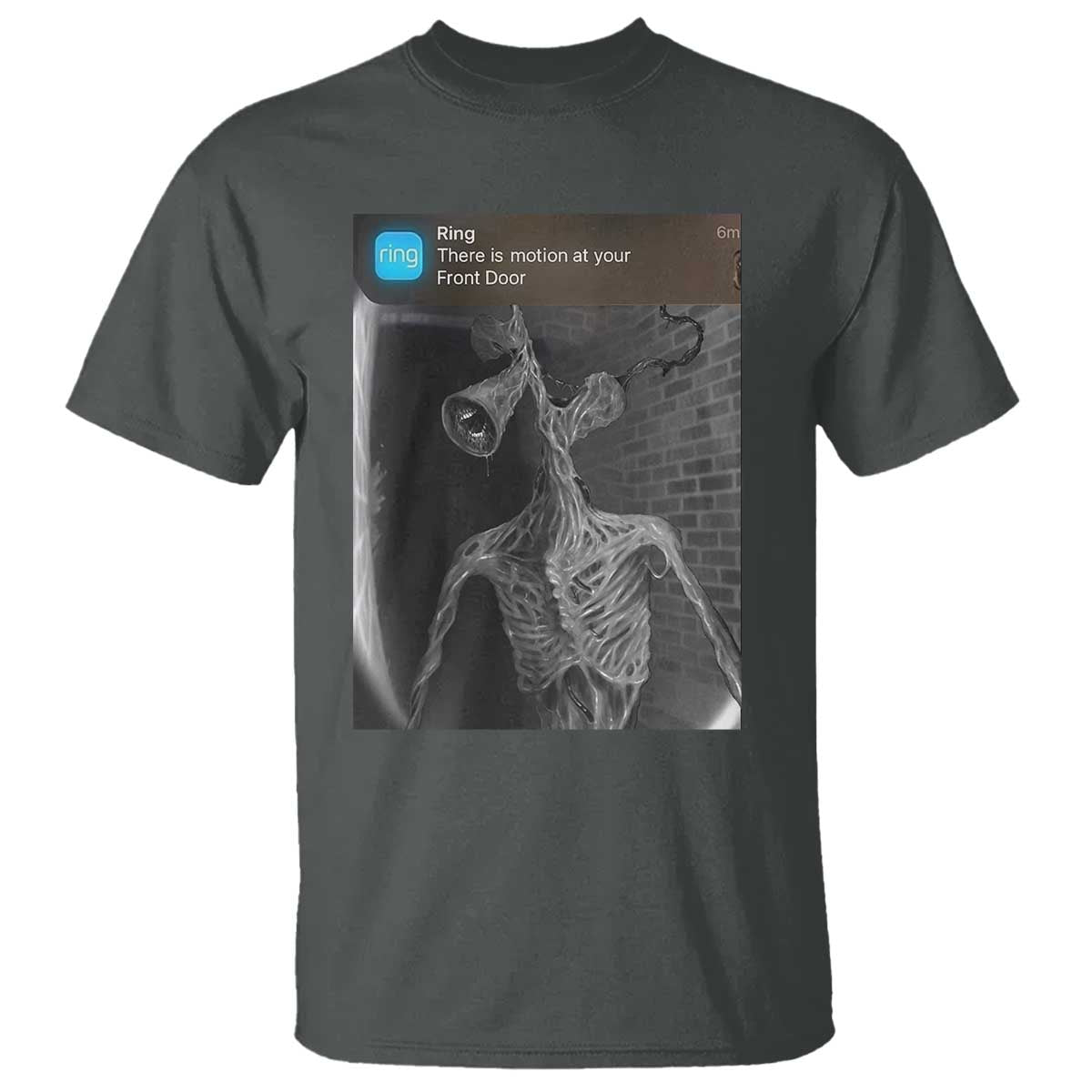 Funny Siren Head T Shirt Ring with Motion Meme - Wonder Print Shop
