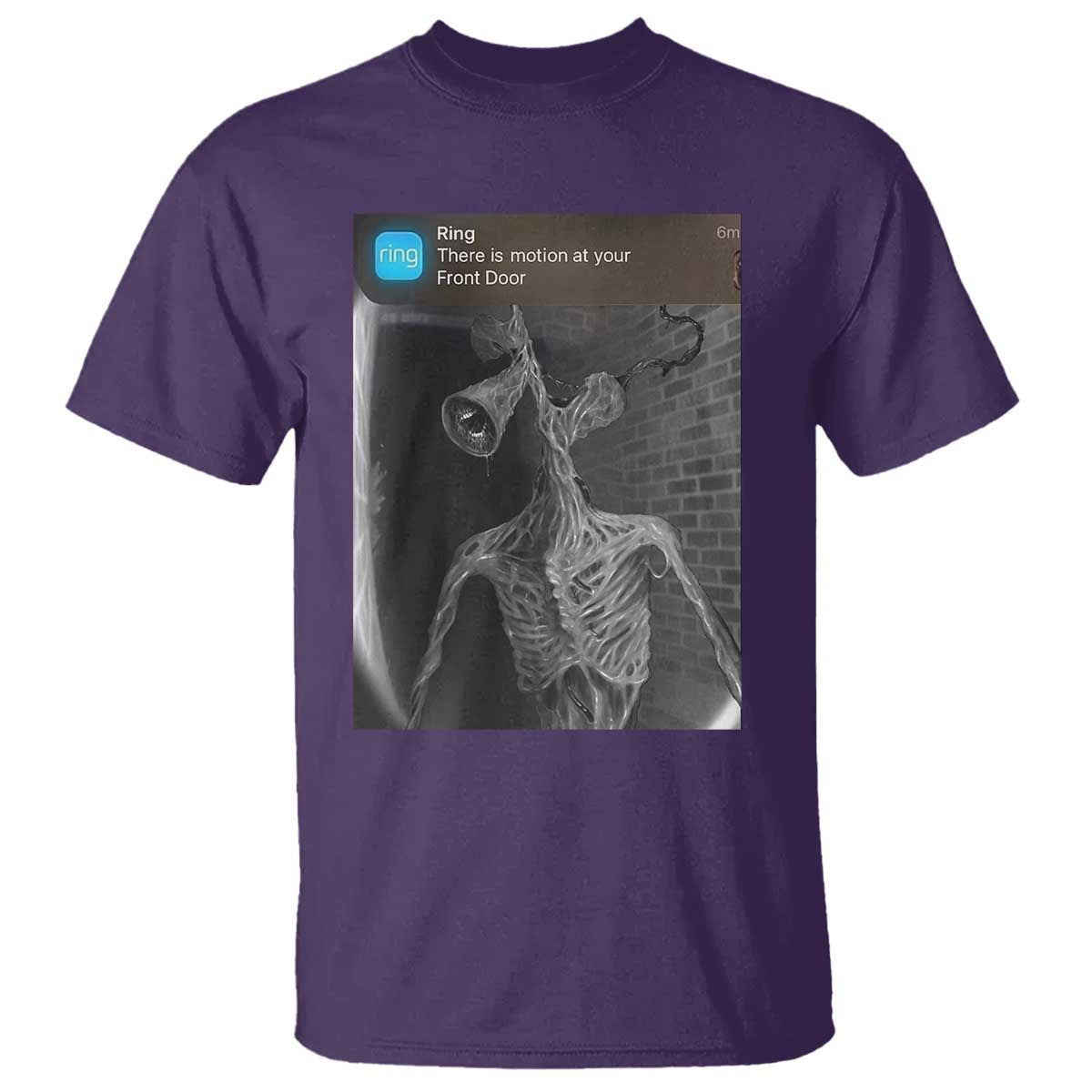 Funny Siren Head T Shirt Ring with Motion Meme - Wonder Print Shop