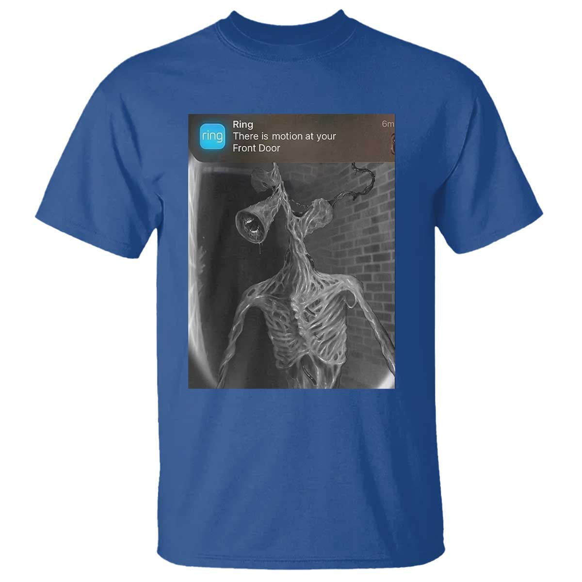 Funny Siren Head T Shirt Ring with Motion Meme - Wonder Print Shop