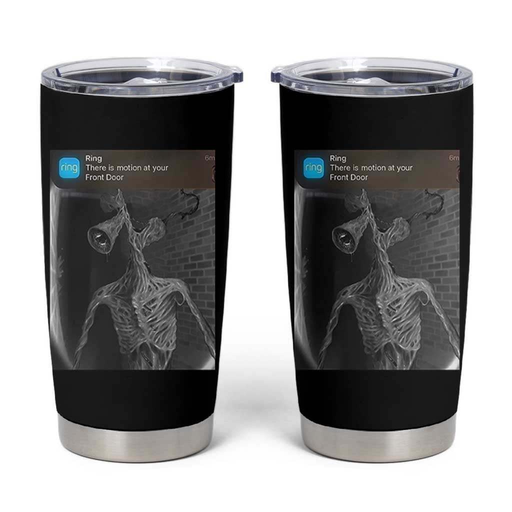 Funny Siren Head Tumbler Cup Ring with Motion Meme - Wonder Print Shop