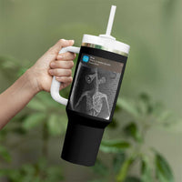 Funny Siren Head Tumbler With Handle Ring with Motion Meme - Wonder Print Shop