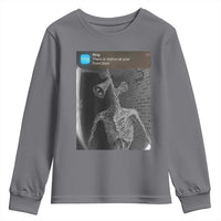 Funny Siren Head Youth Sweatshirt Ring with Motion Meme - Wonder Print Shop