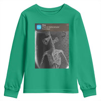 Funny Siren Head Youth Sweatshirt Ring with Motion Meme - Wonder Print Shop