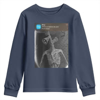 Funny Siren Head Youth Sweatshirt Ring with Motion Meme - Wonder Print Shop