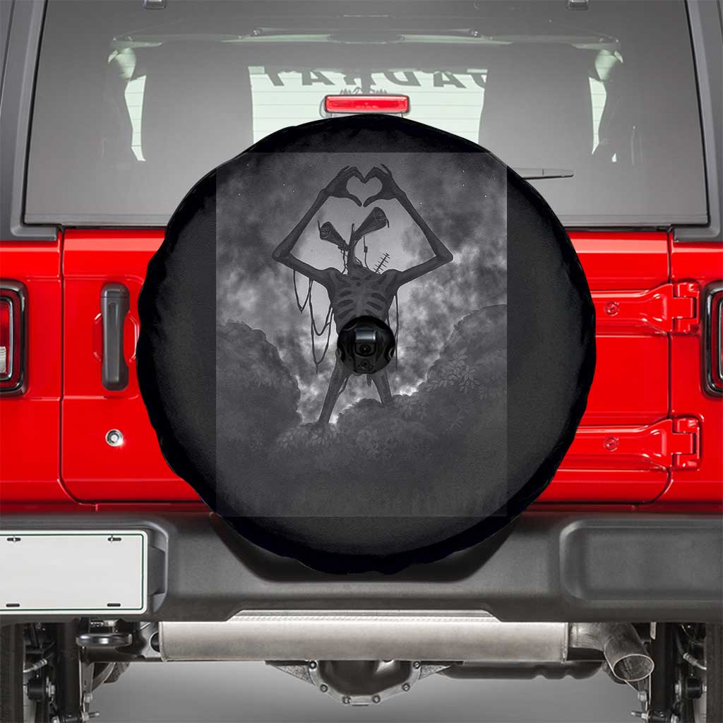 Siren Head Spare Tire Cover Horror Poster Halloween Supernatural American Cryptid - Wonder Print Shop