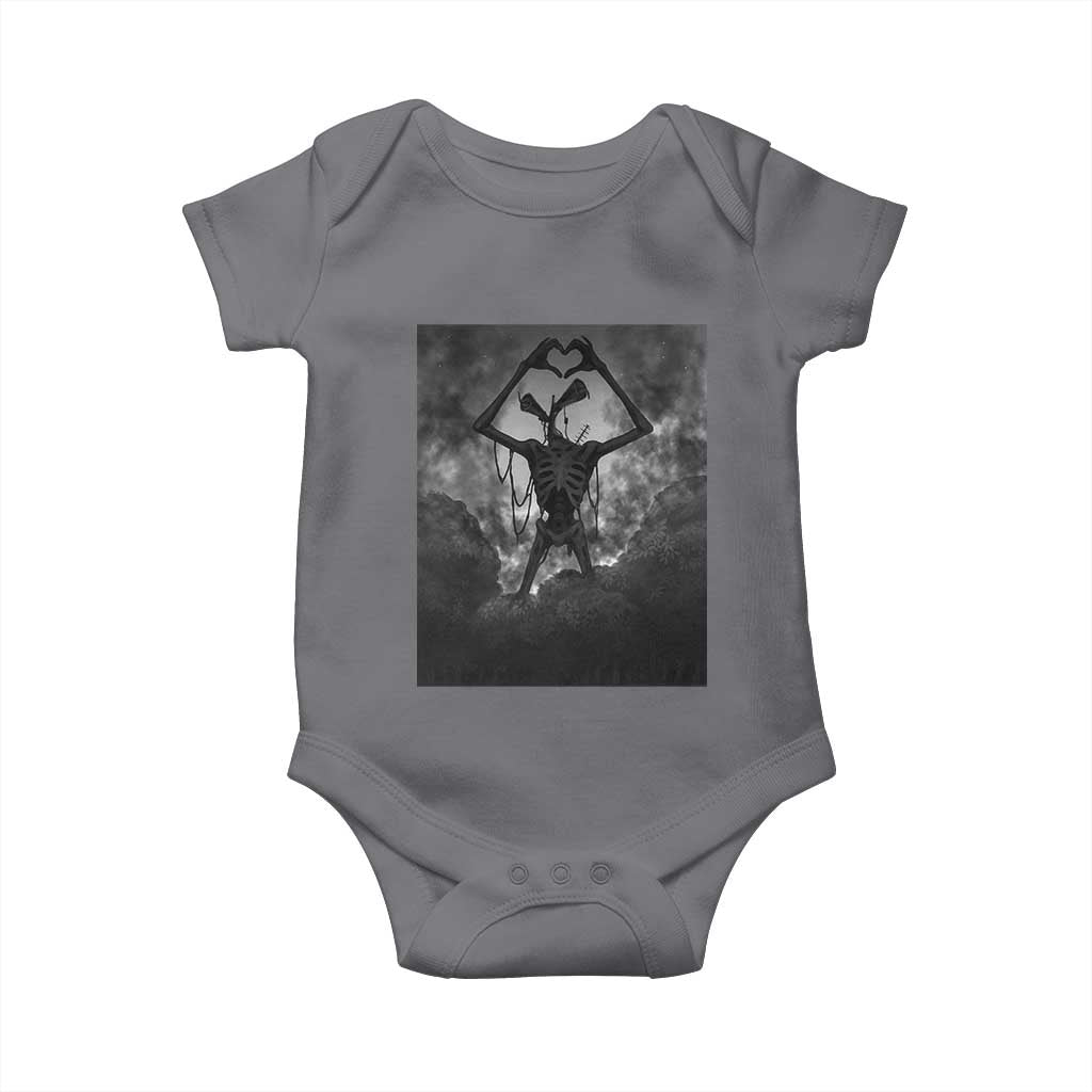 Siren Head Baby Onesie Horror Poster Halloween Supernatural American Cryptid - Wonder Print Shop