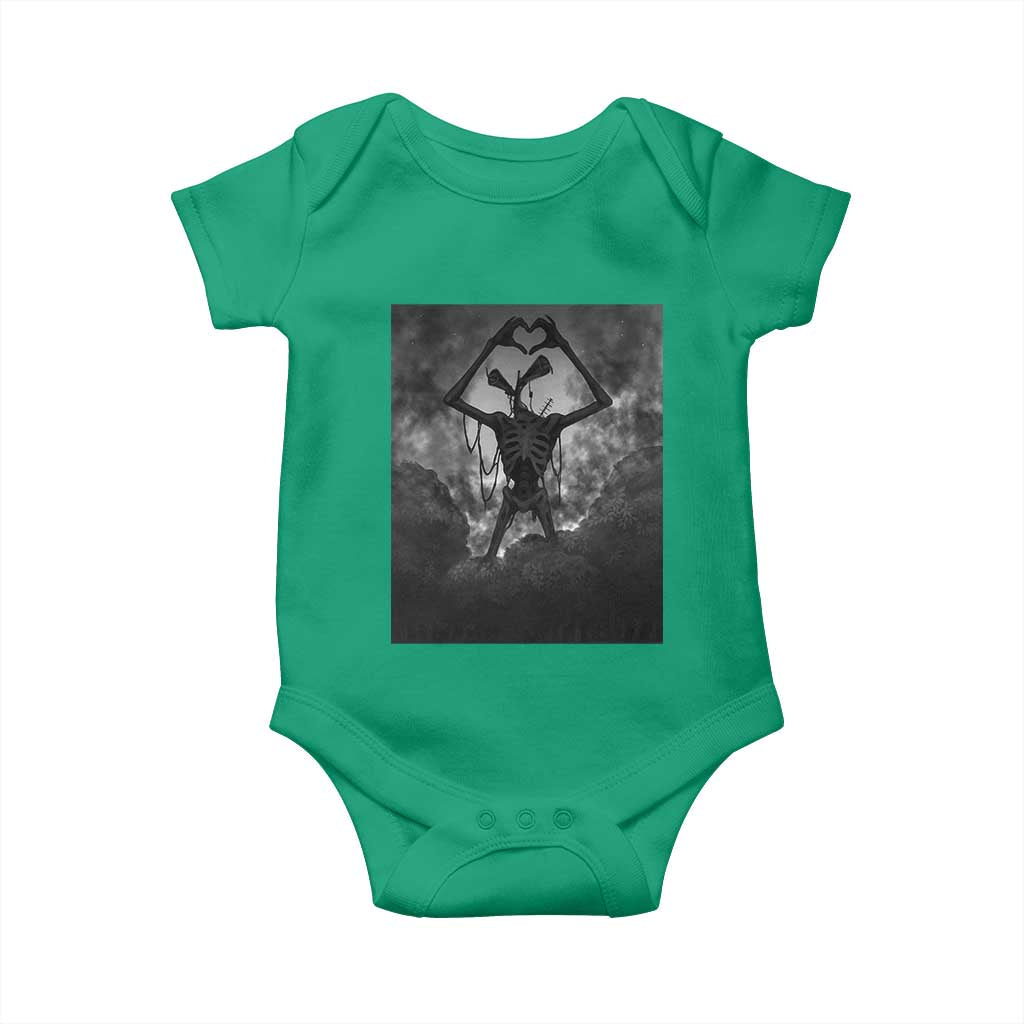 Siren Head Baby Onesie Horror Poster Halloween Supernatural American Cryptid - Wonder Print Shop