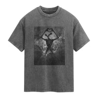 Siren Head Washed Cotton T-Shirt Horror Poster Halloween Supernatural American Cryptid