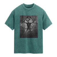 Siren Head Washed Cotton T-Shirt Horror Poster Halloween Supernatural American Cryptid