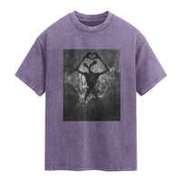 Siren Head Washed Cotton T-Shirt Horror Poster Halloween Supernatural American Cryptid