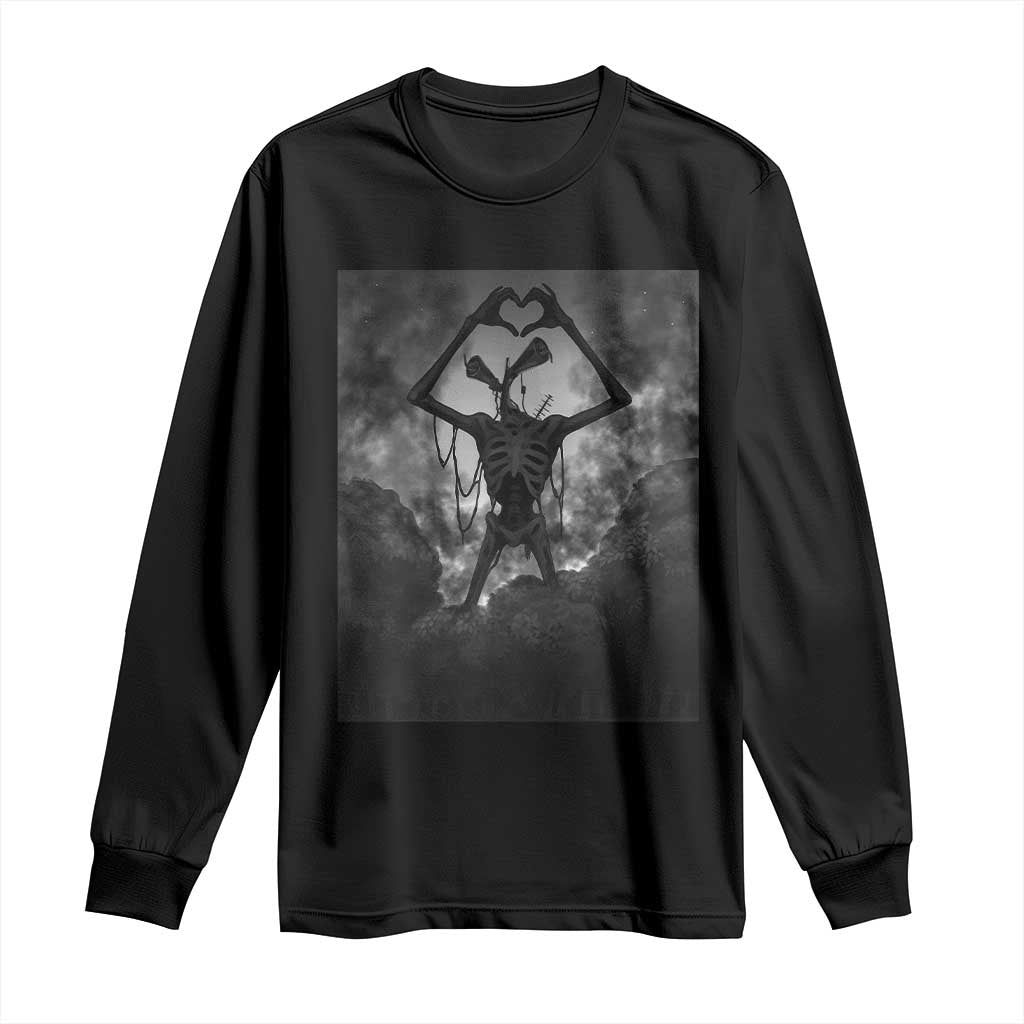 Siren Head Long Sleeve Shirt Horror Poster Halloween Supernatural American Cryptid - Wonder Print Shop
