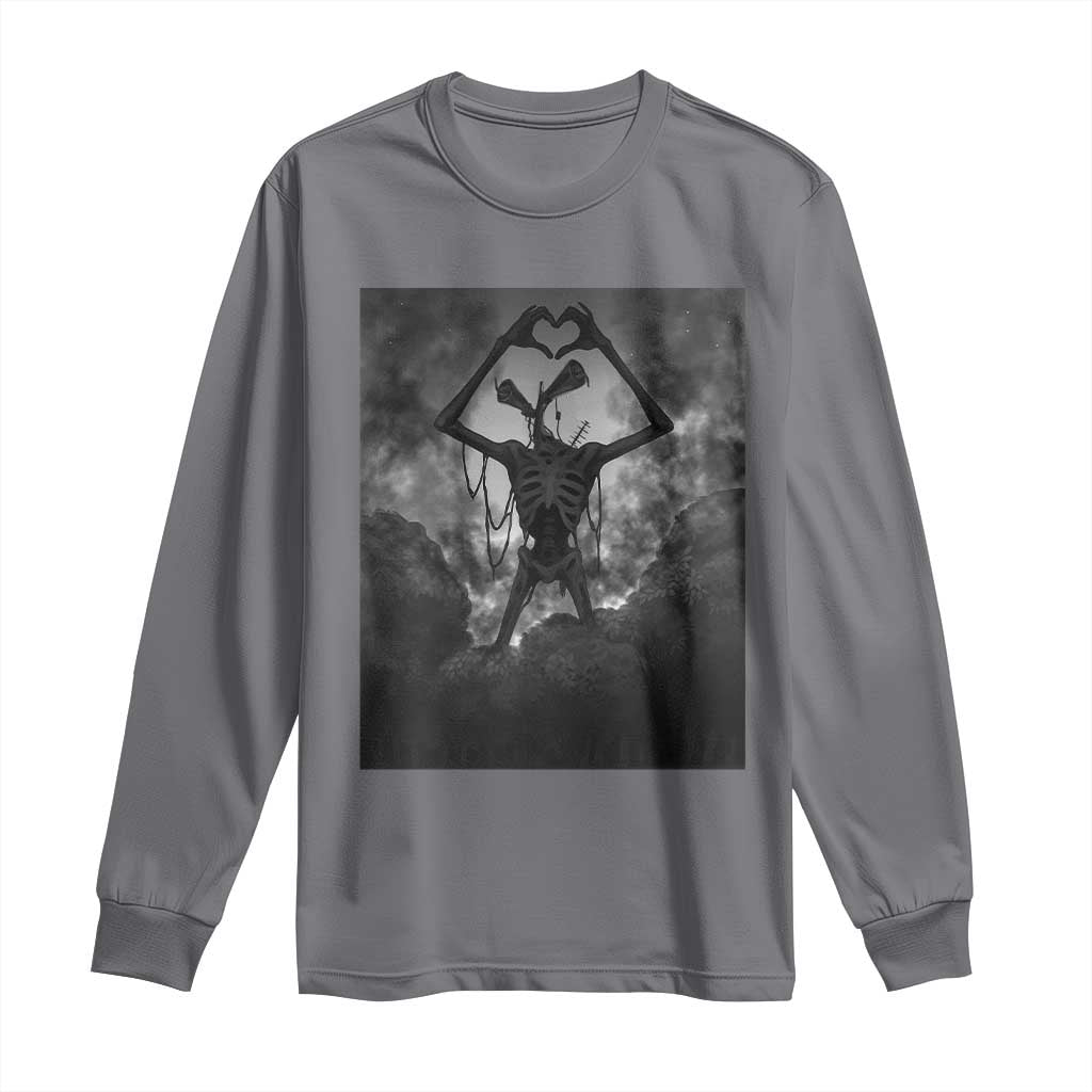 Siren Head Long Sleeve Shirt Horror Poster Halloween Supernatural American Cryptid - Wonder Print Shop