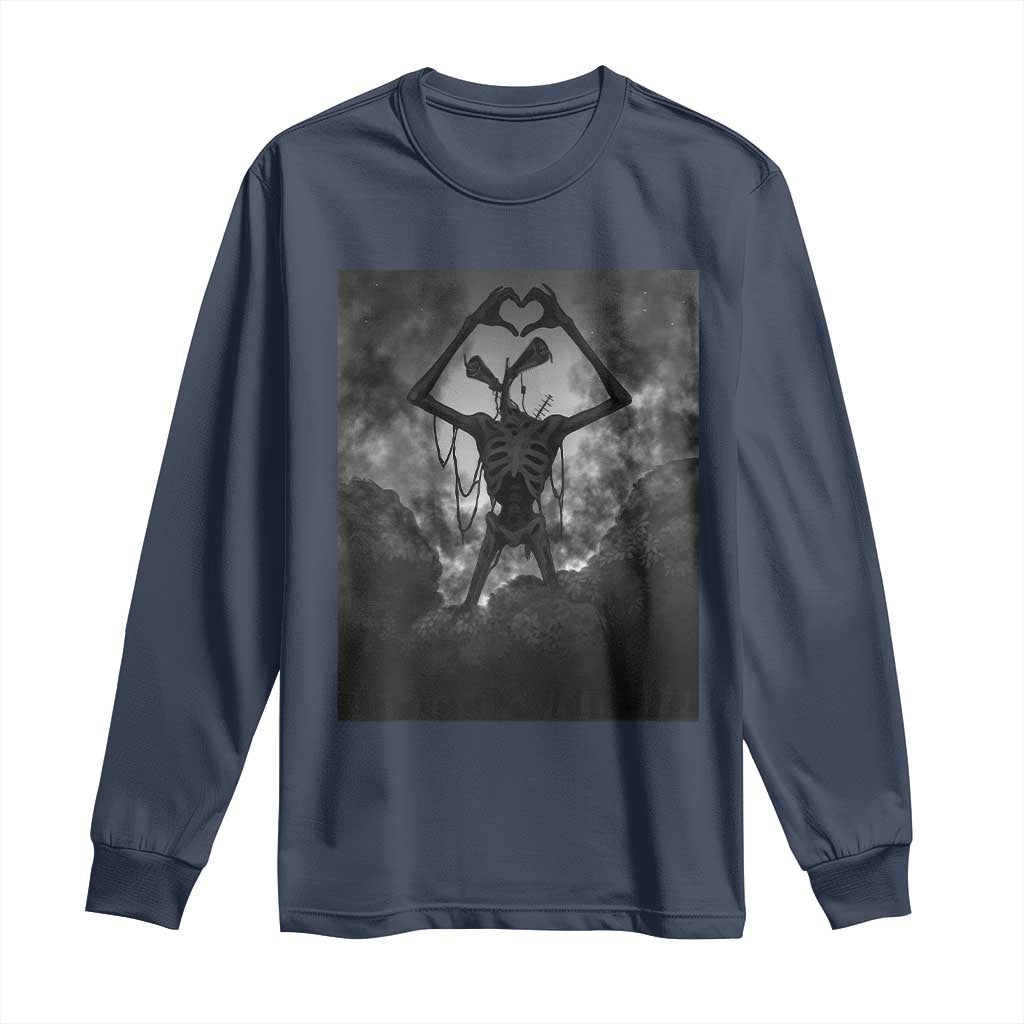 Siren Head Long Sleeve Shirt Horror Poster Halloween Supernatural American Cryptid - Wonder Print Shop