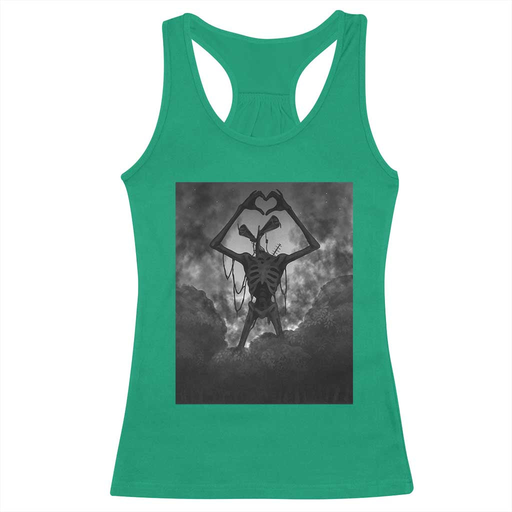 Siren Head Racerback Tank Top Horror Poster Halloween Supernatural American Cryptid - Wonder Print Shop