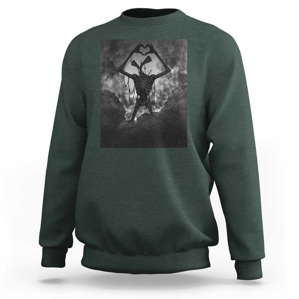 Siren Head Sweatshirt Horror Poster Halloween Supernatural American Cryptid - Wonder Print Shop