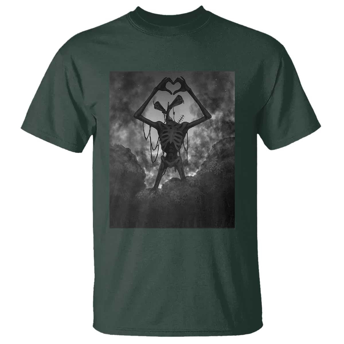 Siren Head T Shirt Horror Poster Halloween Supernatural American Cryptid - Wonder Print Shop
